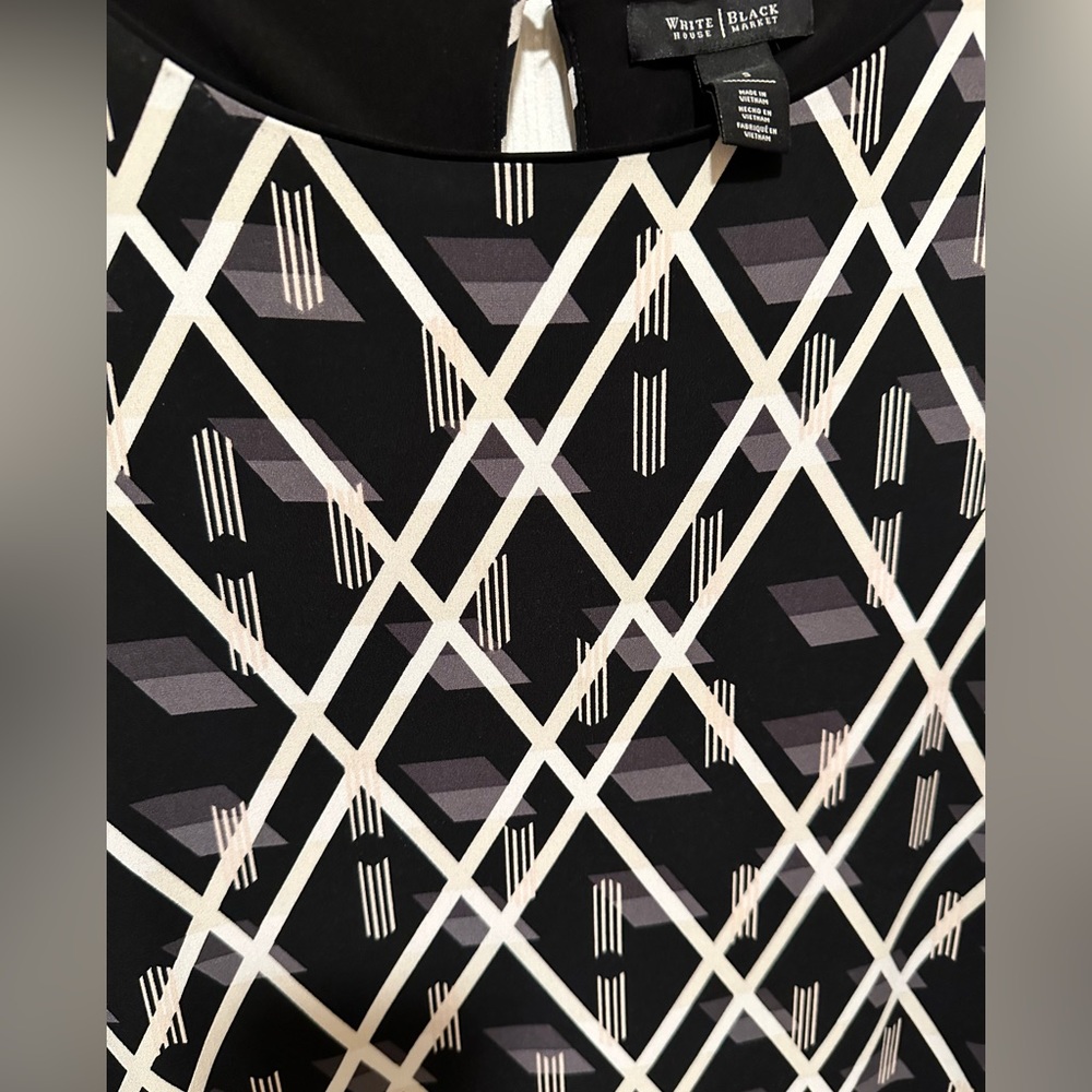 Geometric patterned dress - Picture 3 of 4
